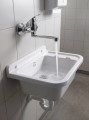AQUALINE 35 bateria ścienna, rozstaw 100mm, uchwyt płaski 160mm, chrom