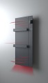 ONSEN EVO elektryczny grzejnik łazienkowy, 400x900mm, 1000 W, antracyt