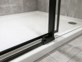 LUXOR BLACK  kabina prysznicowa kwadratowa 1000x1000mm wariant L/P