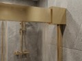 LUXOR GOLD MATT kabina prysznicowa prostokątna 1000x800mm wariant L/P