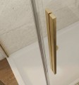 LUXOR GOLD MATT kabina prysznicowa prostokątna 1200x800mm wariant L/P