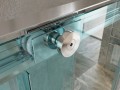 LUXOR BLACK kabina prysznicowa kwadratowa narożna 800x800mm, wejście narożne