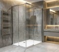 LUXOR kabina prysznicowa prostokątna 1000x800mm wariant L/P, wejście z rogu