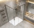 LUXOR kabina prysznicowa prostokątna 1000x800mm wariant L/P, wejście z rogu