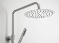 MINIMAL Kolumna prysznicowa z baterią dźwigniową, stal nierdzewna mat