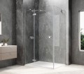 GLOBE CHROME prostokątna kabina prysznicowa 1200x800mm, szkło czyste, lewe