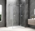 GLOBE CHROME prostokątna kabina prysznicowa 1100x1000mm, szkło czyste, prawe