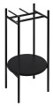 PUNO konsola pod umywalkę 375x830x448xmm, czarny