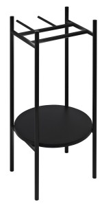 PUNO konsola pod umywalkę 375x830x448xmm, czarny