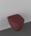 INFINITY miska WC wisząca, Rimless, 36,5x53cm, maroon red mat